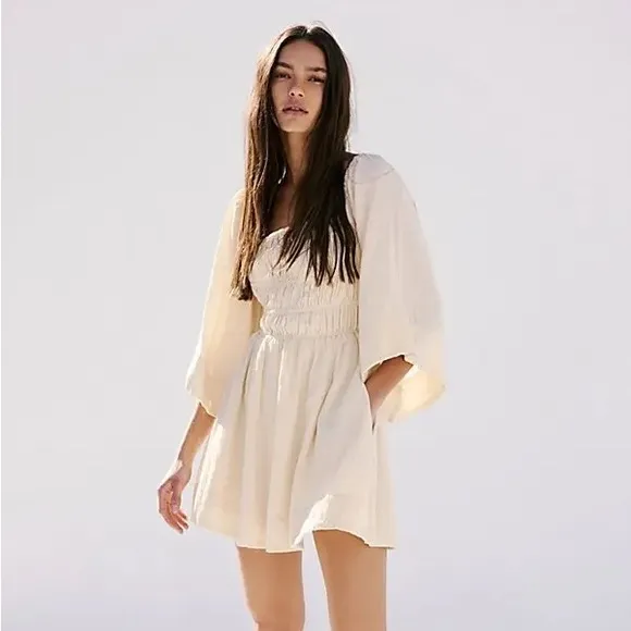 Free People Sunnier With You Mini Dress NWOT