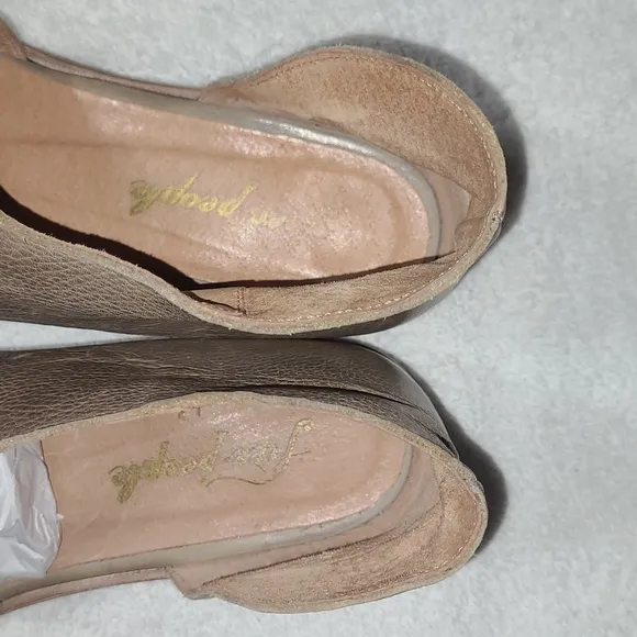 Free People Women's Royale Leather Flats Size 39