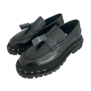 FREE PEOPLE Women’s Teagan Tassel Black Studded Tassel Loafers  Size: 7