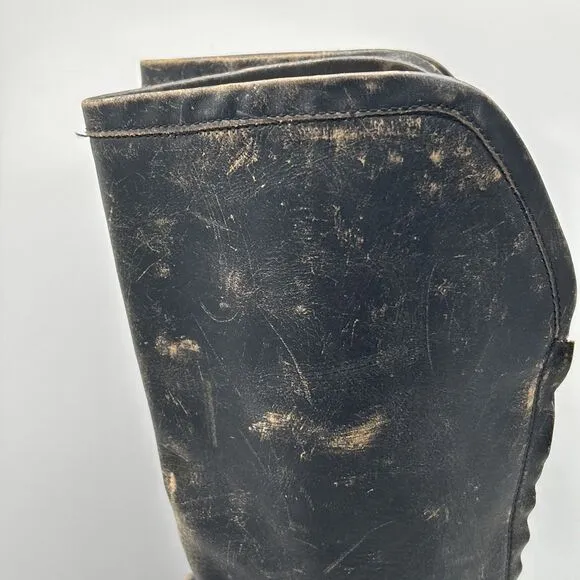 Freebird by Steven Drove Boots Womens 8 Drove Distressed Hippie Western Buckles