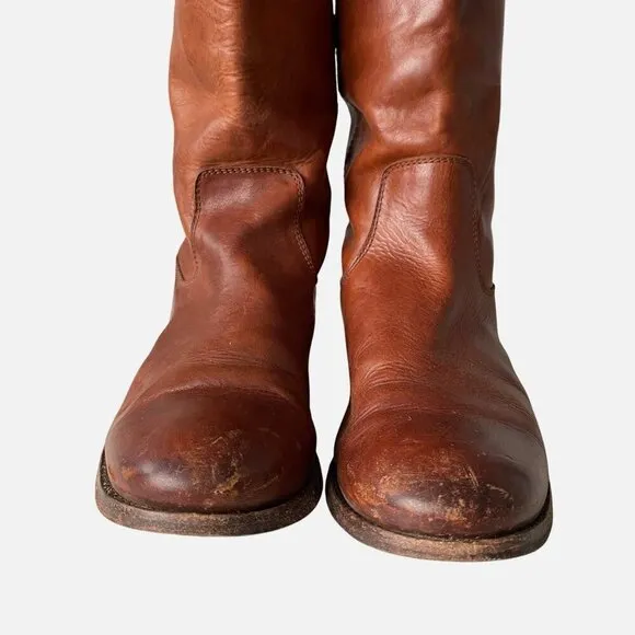 Frye Melissa Button 2 Wide Calf Leather Boot Women's 7.5B Equestrian Riding Boot