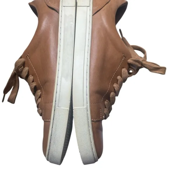 Frye Tan Leather Sneakers