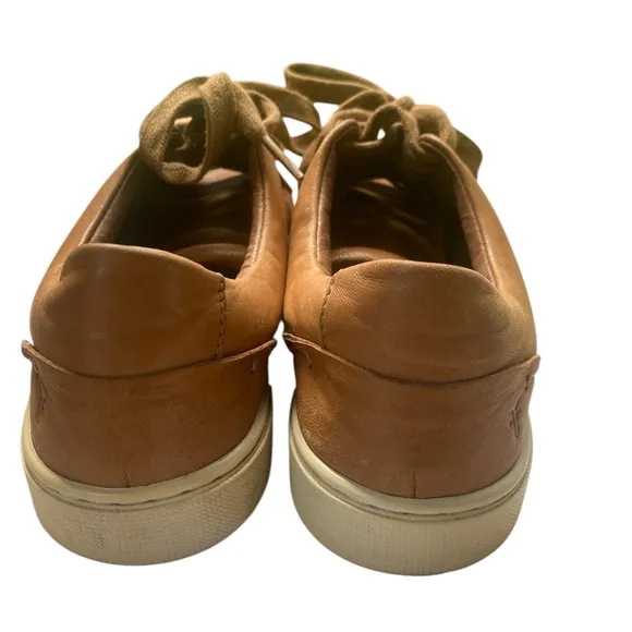 Frye Tan Leather Sneakers