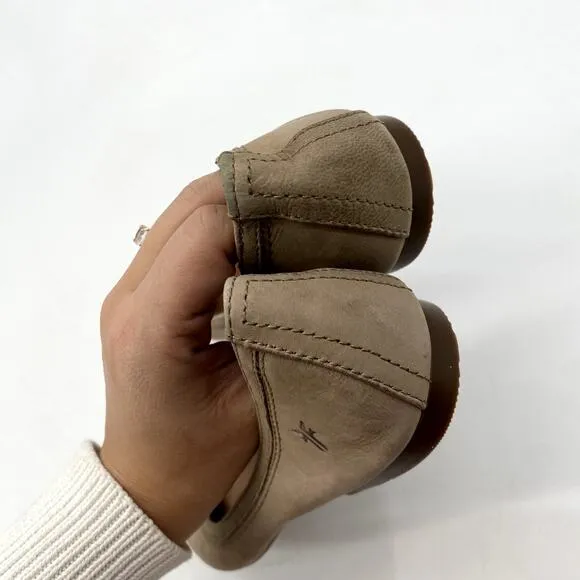 Frye Tan Round Toe ballet Flats