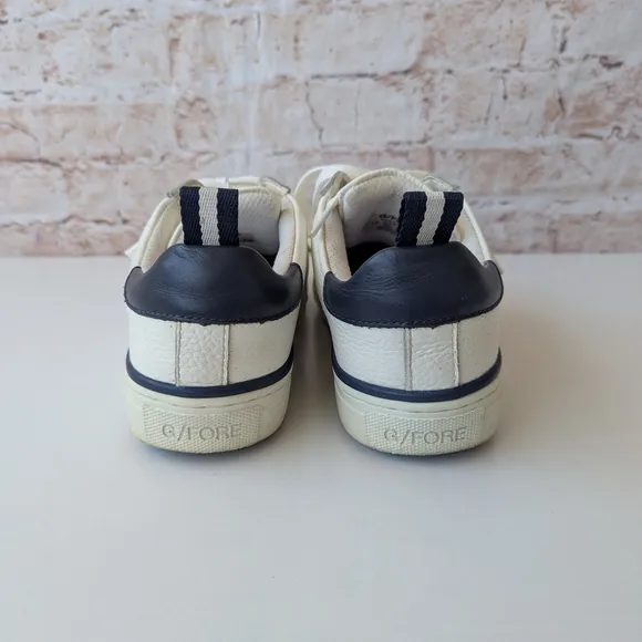 G/FORE White and Black Sneakers