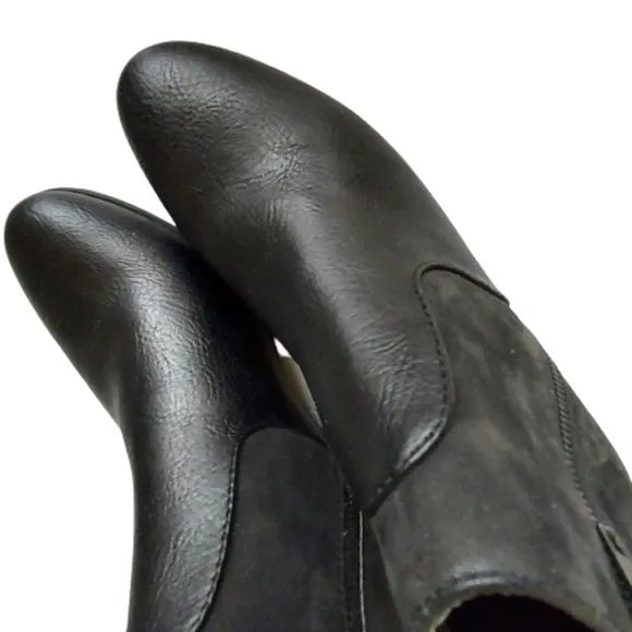 G.H. Bass &amp; Co. NEW Naya Black Ankle Zip Booties Size 8.5 Medium