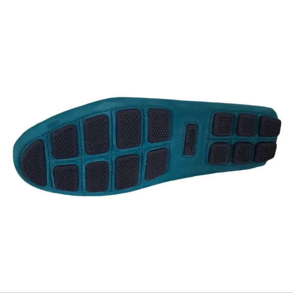G.H. Bass Dylan Driver Moc Slip On Loafers Womens Size 8 Aqua New With Box