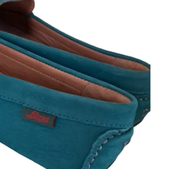 G.H. Bass Dylan Driver Moc Slip On Loafers Womens Size 8 Aqua New With Box
