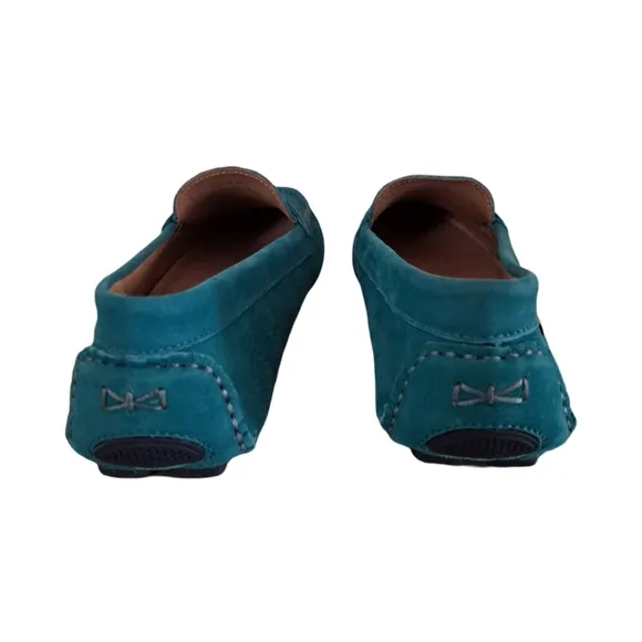 G.H. Bass Dylan Driver Moc Slip On Loafers Womens Size 8 Aqua New With Box