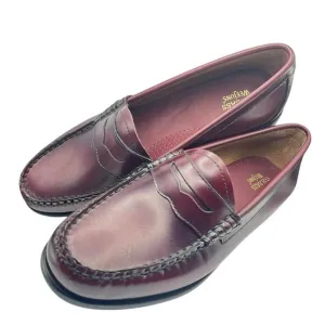 GH Bass Weejuns Loafer Women SZ 9.5 Oxblood Leather Shoes NWOB Whitney Preppy
