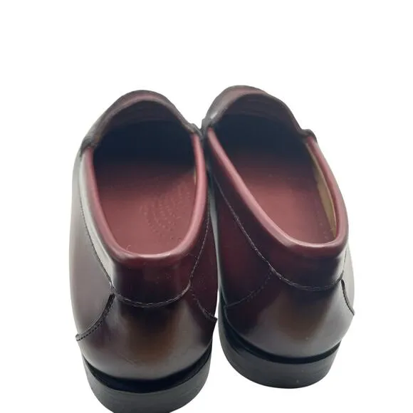 GH Bass Weejuns Loafer Women SZ 9.5 Oxblood Leather Shoes NWOB Whitney Preppy