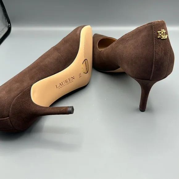 Giani Bernini Women's Agnness Memory Foam Cap Toe Ballet Flats Brown.