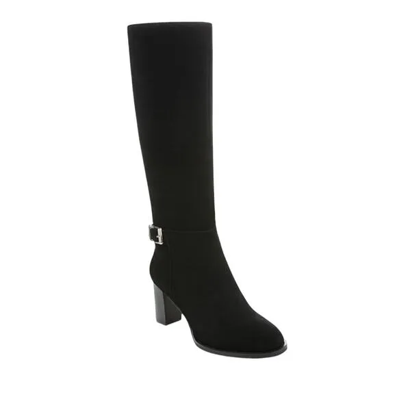 Giani Bernini Women's Lennoxx Memory Foam Tall Heeled Boots Black Size 7