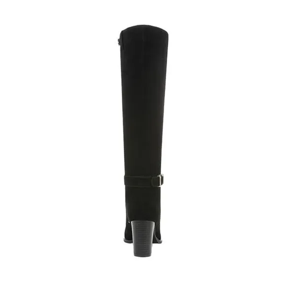 Giani Bernini Women's Lennoxx Memory Foam Tall Heeled Boots Black Size 7