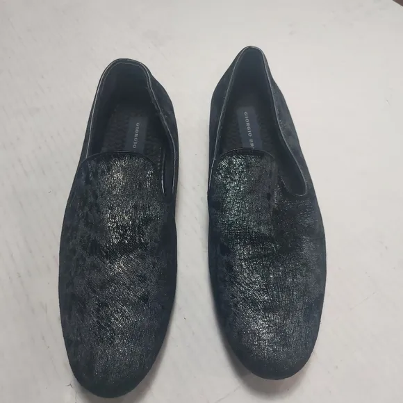 Giorgio Brutini Men's Black  Slipon Loafers Size 9.5M
