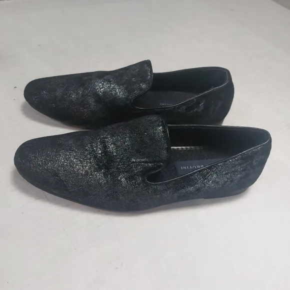 Giorgio Brutini Men's Black  Slipon Loafers Size 9.5M