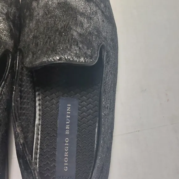 Giorgio Brutini Men's Black  Slipon Loafers Size 9.5M