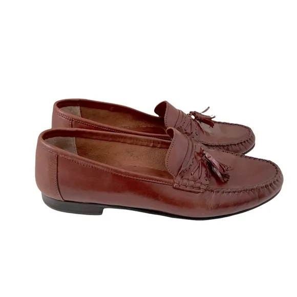 Giorgio Brutini Tassel Loafers Dress Shoes Le Glove Business Genuine Leather