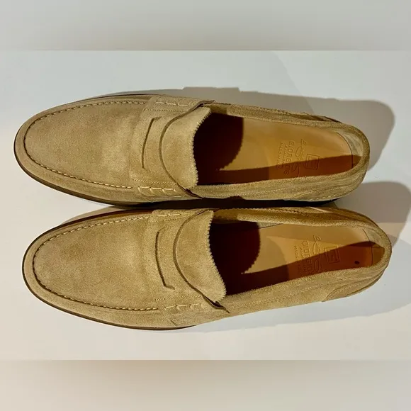 Giorgio's of Palm Beach penny loafers, Size 9.5 premium suede leather. Only $200