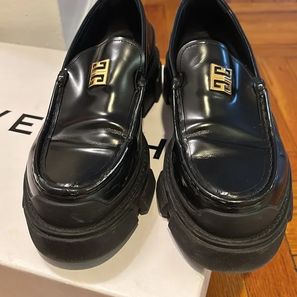 Givenchy Black Loafers with Chunky Platform