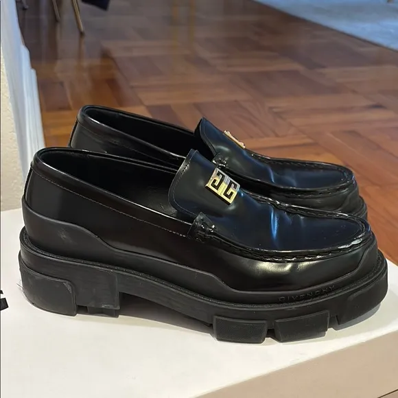 Givenchy Black Loafers with Chunky Platform