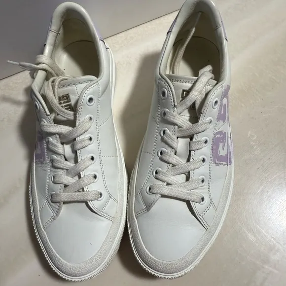 Givenchy White and Purple Sneakers