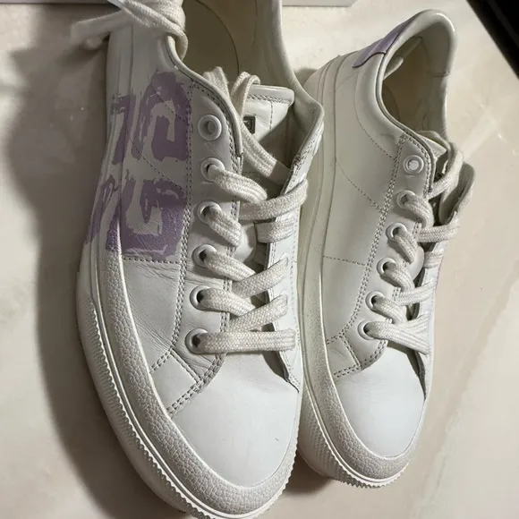 Givenchy White and Purple Sneakers