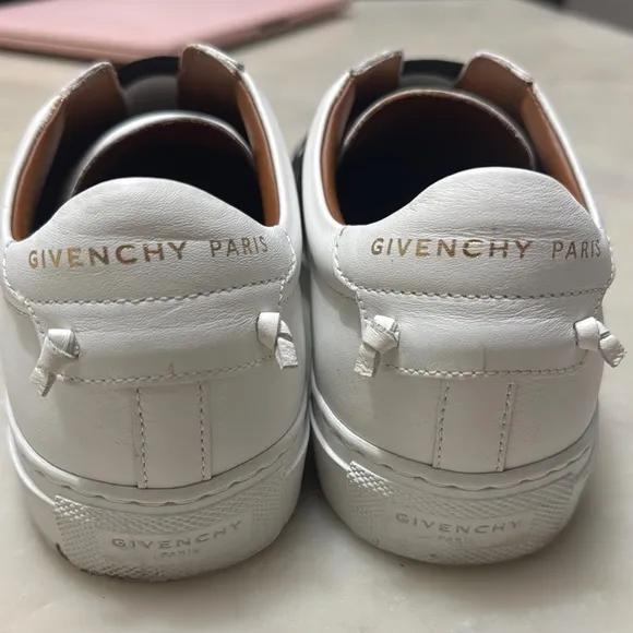 Givenchy White Sneakers with Black Strap