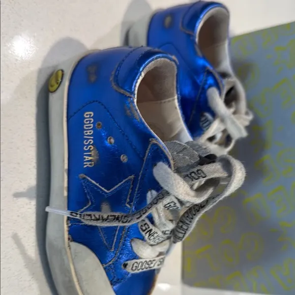 Golden Goose Kids Blue Sneakers