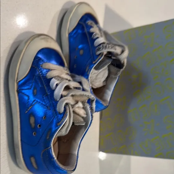 Golden Goose Kids Blue Sneakers