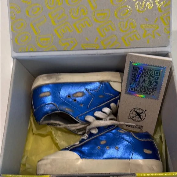 Golden Goose Kids Blue Sneakers