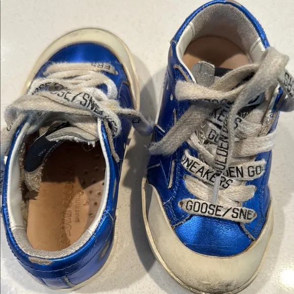 Golden Goose Kids Blue Sneakers