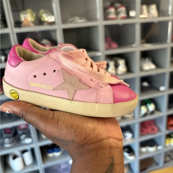 Golden Goose Kids Pink Sneakers