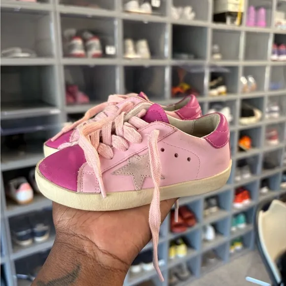 Golden Goose Kids Pink Sneakers