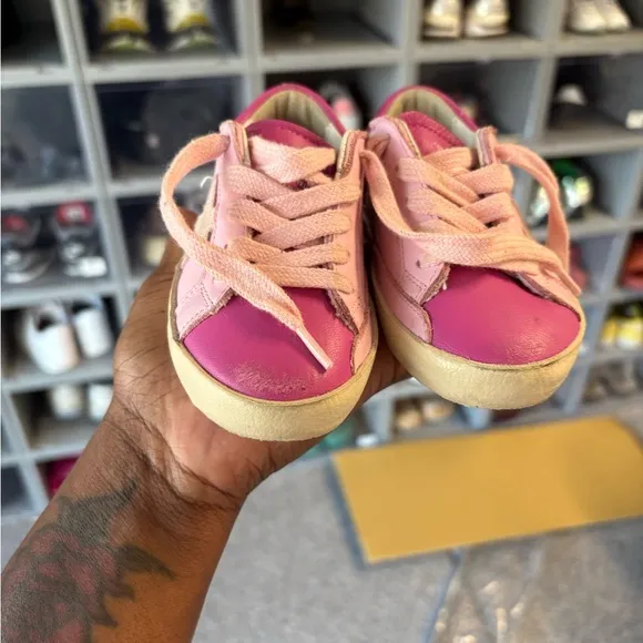 Golden Goose Kids Pink Sneakers