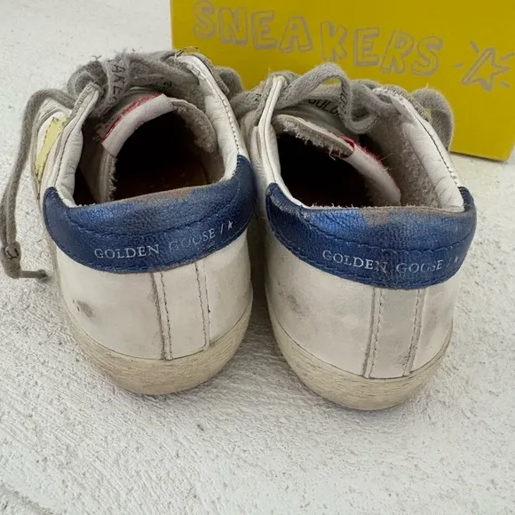 Golden Goose Kids Sneakers - White and Yellow