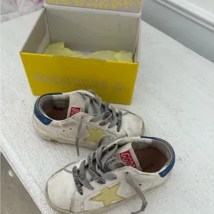 Golden Goose Kids Sneakers - White and Yellow