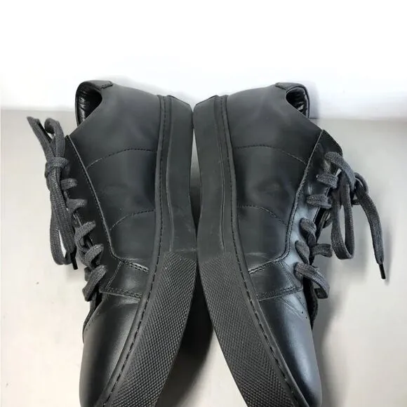 Greats Brooklyn The Royale Black Leather Lace Casual Sneakers Shoes Men 10 US/43