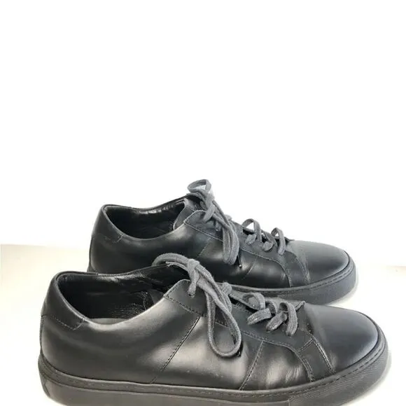 Greats Brooklyn The Royale Black Leather Lace Casual Sneakers Shoes Men 10 US/43