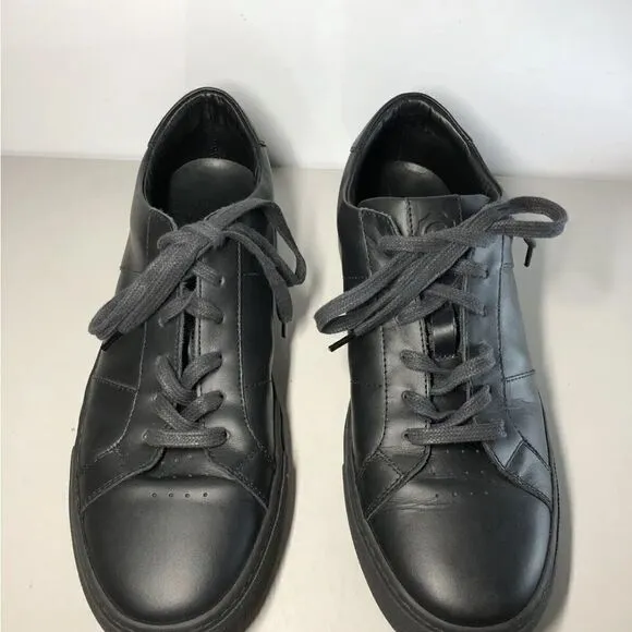 Greats Brooklyn The Royale Black Leather Lace Casual Sneakers Shoes Men 10 US/43
