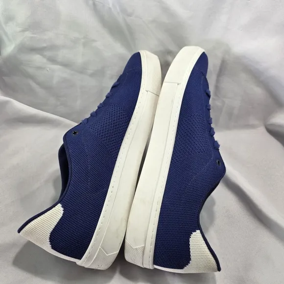 Greats Royale Knit Sneakers Shoes Mens 14 Navy Blue White Lace Up Made In Italy