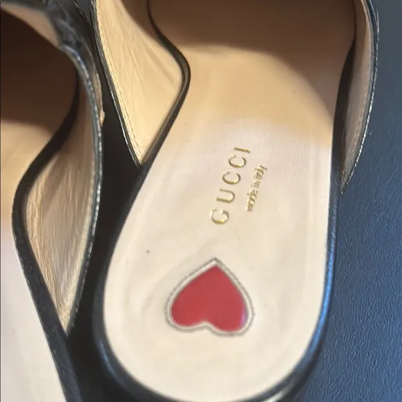 Gucci Black and Gold Espadrilles