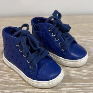Gucci Blue High-Top Kids Sneakers