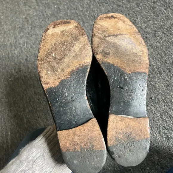 Gucci Square Toe Loafers, size 37.5