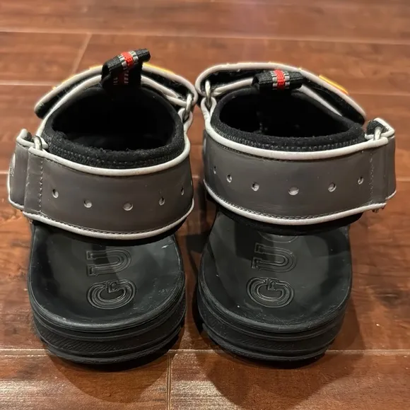 Gucci Tinsel Sport Sandals Crystal Grey &amp; Green, Size 37, Women’s 6.5