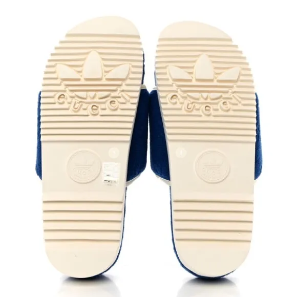 Gucci x Adidas Terry Cloth GG Monogram Sandals Men’s UK 8 (US 8.5) /Womens US 10