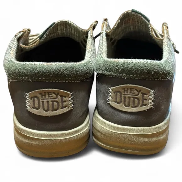 Hey Dude Brown Paul Nut Loafers Slip-Ons Worn Once Size 10 NIB