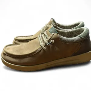Hey Dude Brown Paul Nut Loafers Slip-Ons Worn Once Size 10 NIB