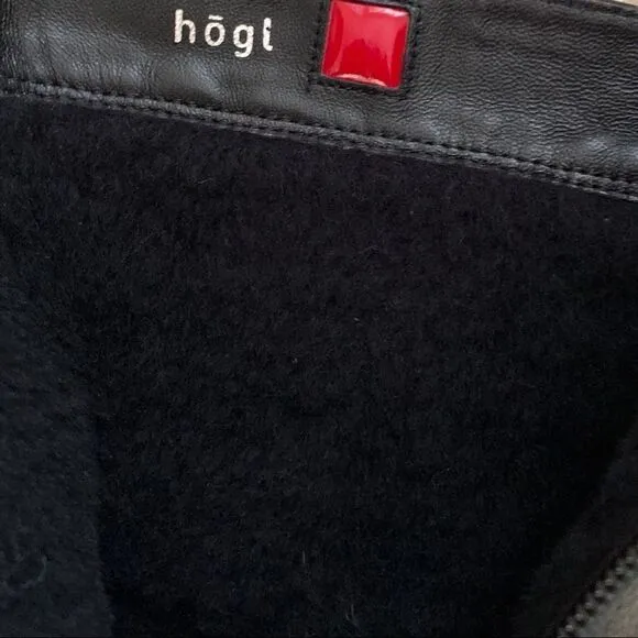 Hogl Leather Mid Calf Boots