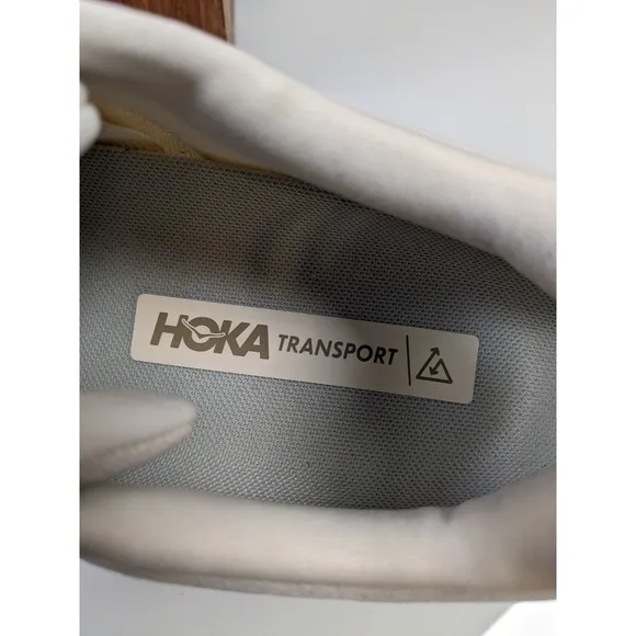 HOKA Women's Transport Sneaker White 1123154 US 10 B  EU 42 2/3
